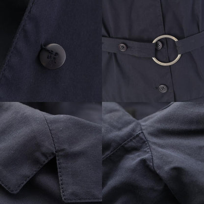 Prada Cotton Belted Light Jacket Navy 40 — view 8