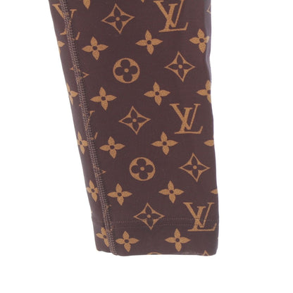 Louis Vuitton Nylon Leggings Pants Brown 34 — view 4