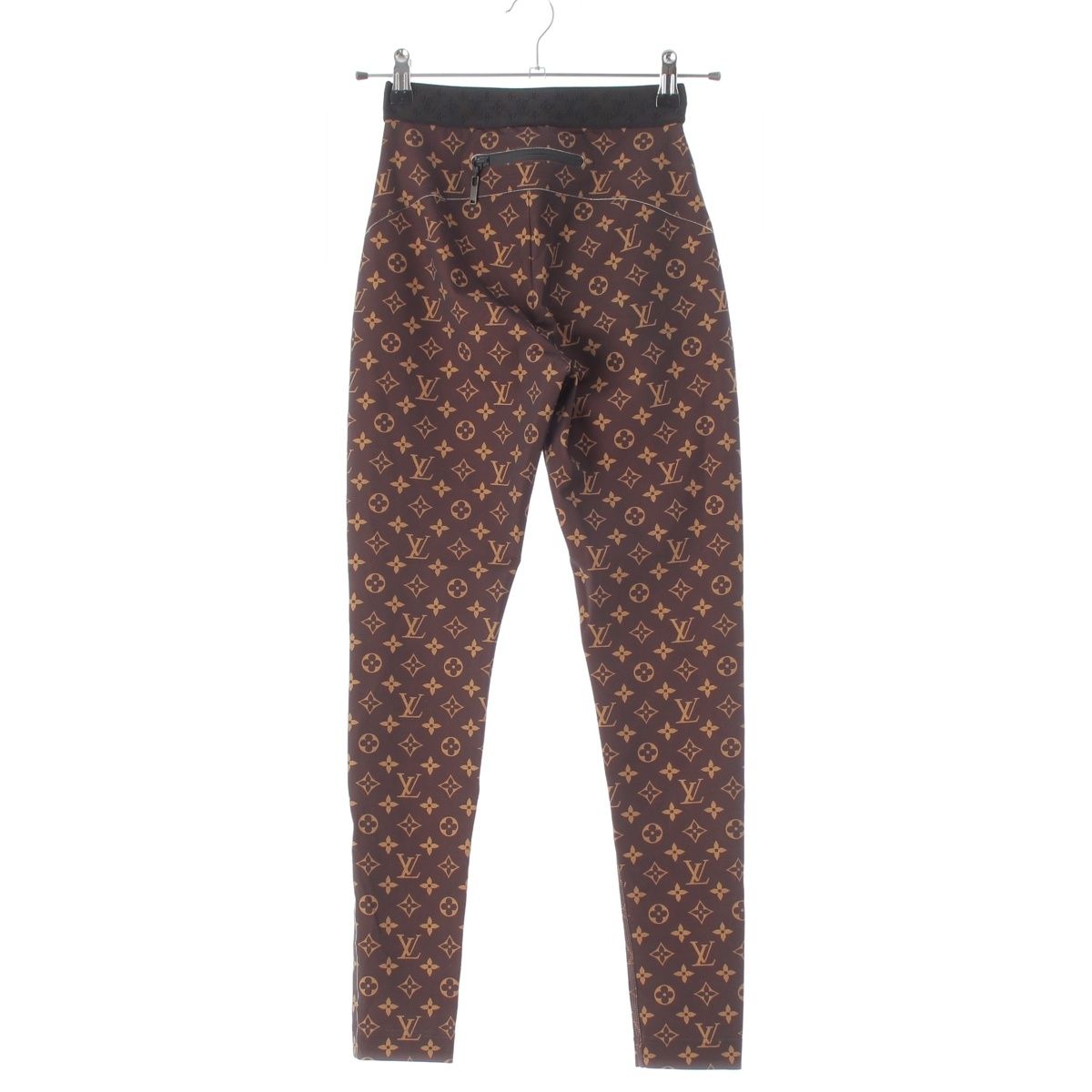 Louis Vuitton Nylon Leggings Pants Brown 34 — view 2