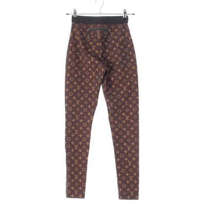 Louis Vuitton Nylon Leggings Pants Brown 34 — view 2