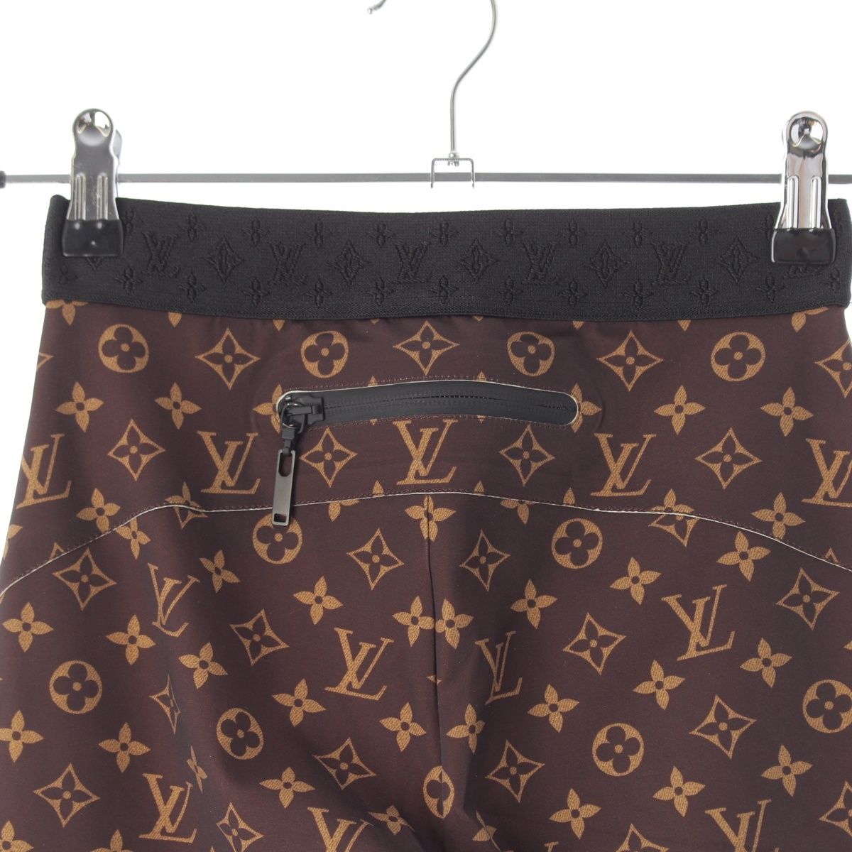 Louis Vuitton Nylon Leggings Pants Brown 34 — view 5