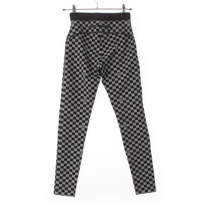 Louis Vuitton Nylon Damier Leggings Pants Black White 34 — view 2