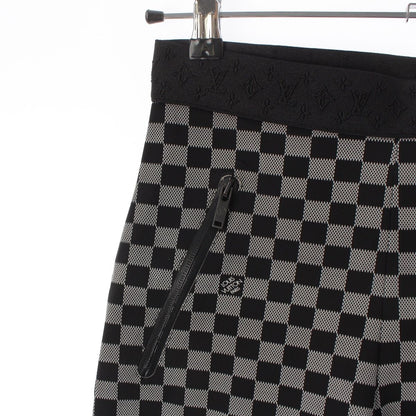 Louis Vuitton Nylon Damier Leggings Pants Black White 34 — view 7