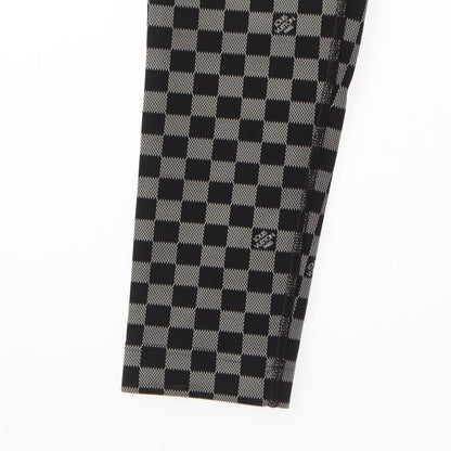 Louis Vuitton Nylon Damier Leggings Pants Black White 34 — view 5