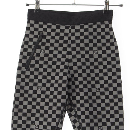 Louis Vuitton Nylon Damier Leggings Pants Black White 34 — view 3