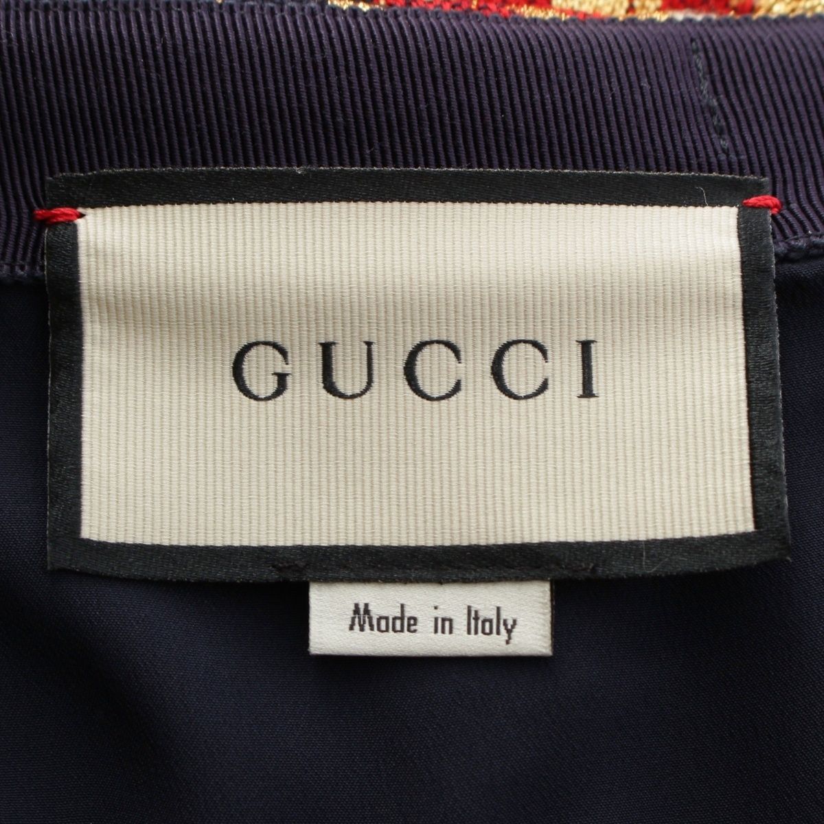 Gucci Wool Logo Jacquard Embroidery Lame Skirt Multicolor 36 — view 9