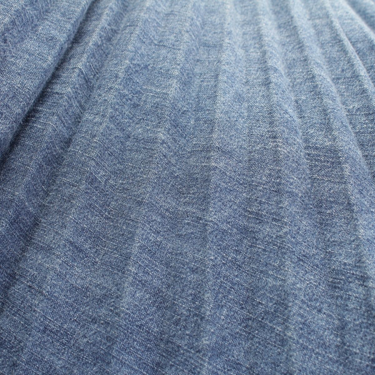 Dior Cotton Denim Pleated Midi Skirt Blue 38 — view 5