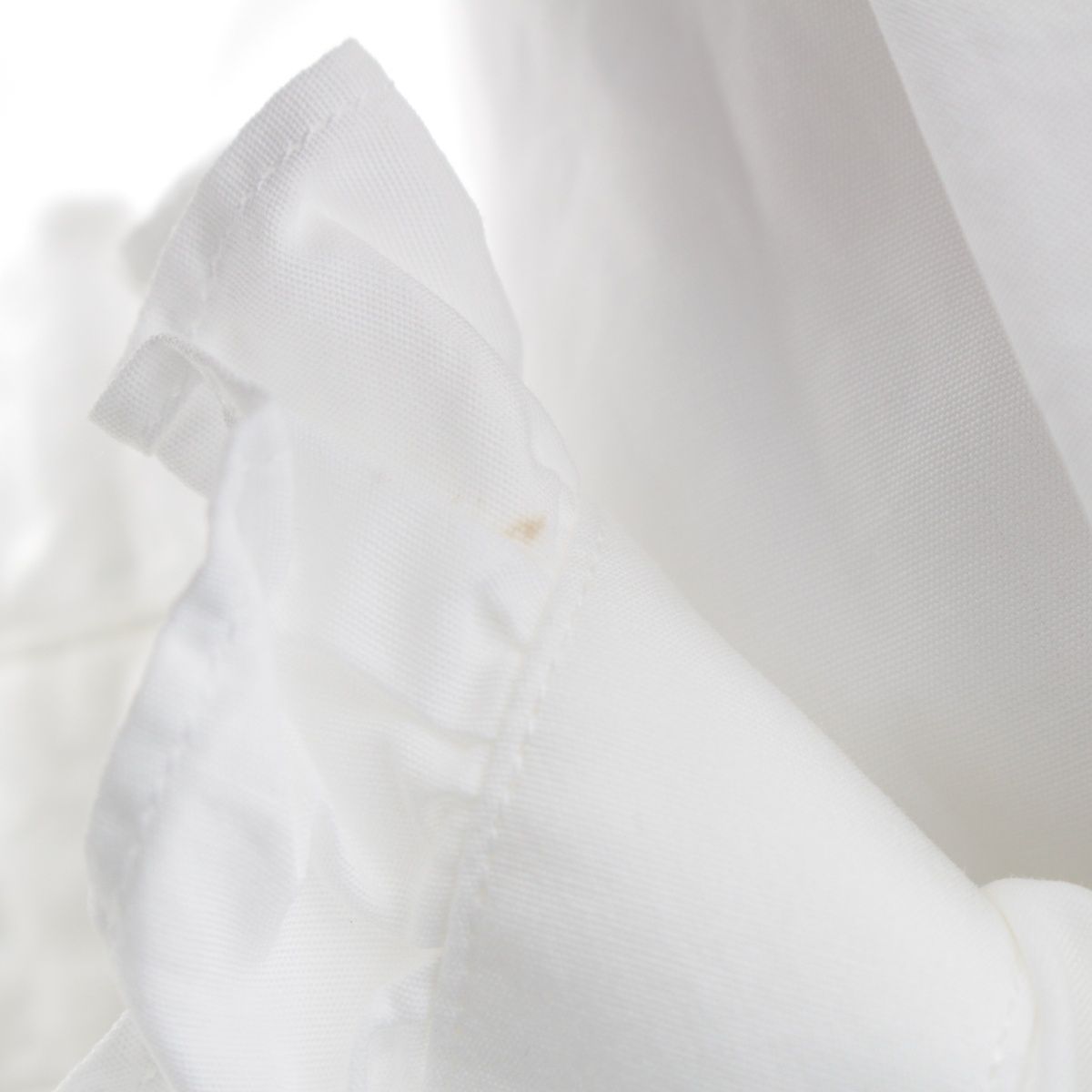 Celine Hedi Slimane Era Ruffle Shirt Blouse Top White 36 — view 8