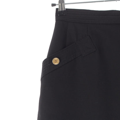 Chanel Coco Button Skirt Black 38 — view 4