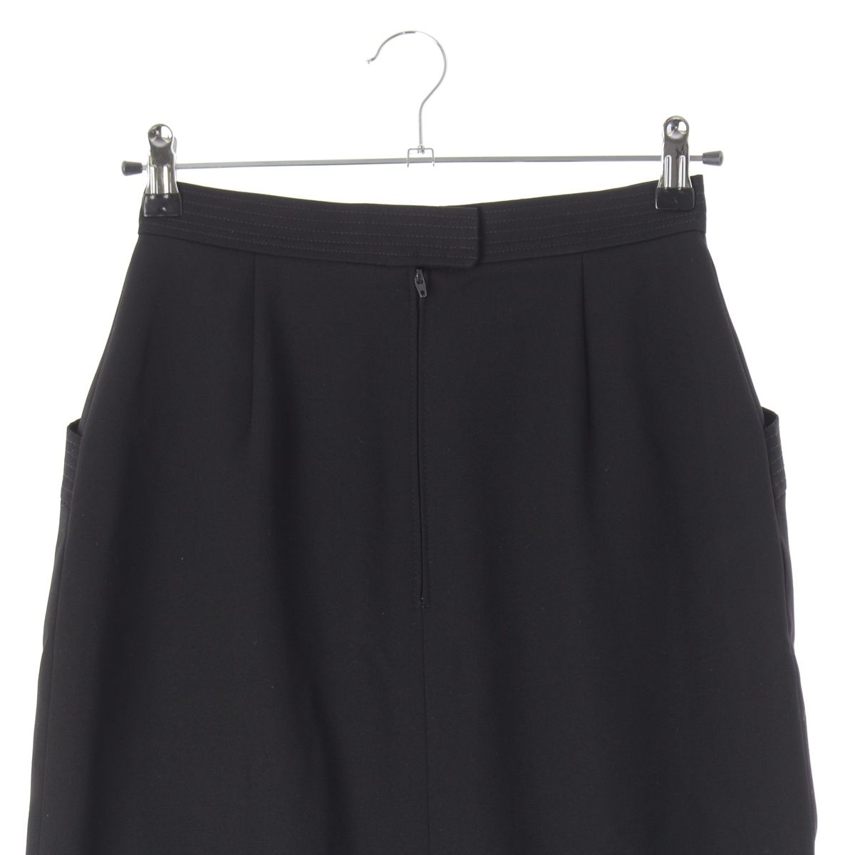 Chanel Coco Button Skirt Black 38 — view 3