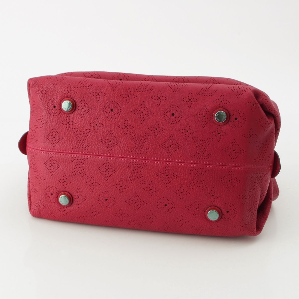 Louis Vuitton Mahina Galatea PM Calf Leather Tote Red — view 5