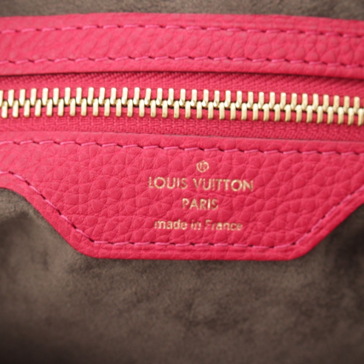 Louis Vuitton Mahina Galatea PM Calf Leather Tote Red — view 7
