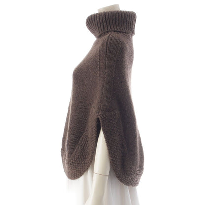 Gucci Camel Knit Poncho Brown — view 3
