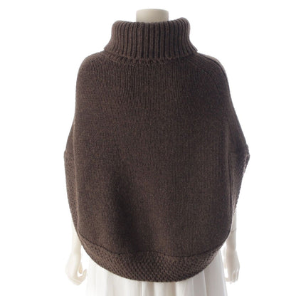 Gucci Camel Knit Poncho Brown — view 4