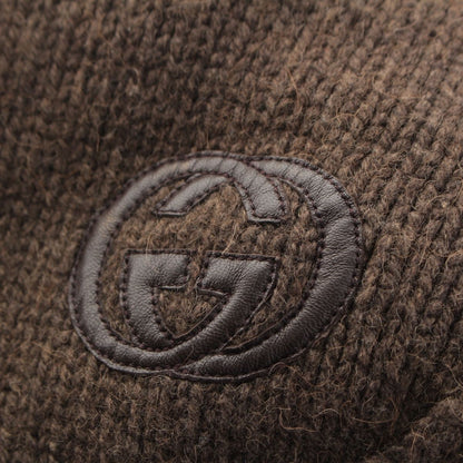 Gucci Camel Knit Poncho Brown — view 8