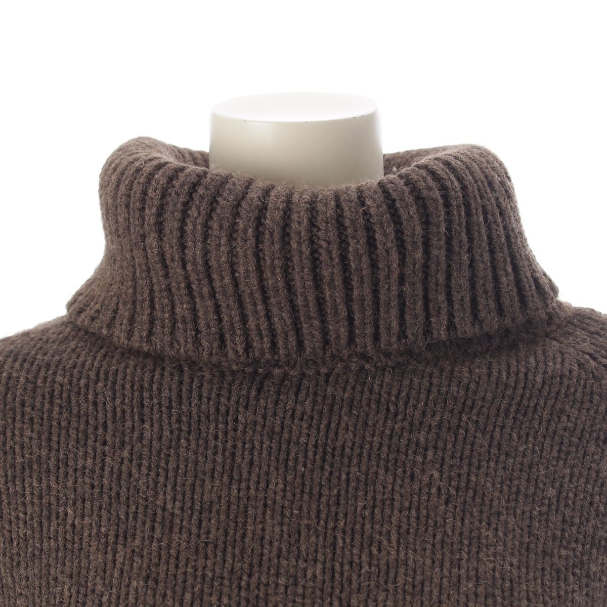 Gucci Camel Knit Poncho Brown — view 5