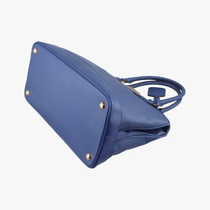 Prada Promenade Blue Saffiano Leather 239 Handbag — view 4