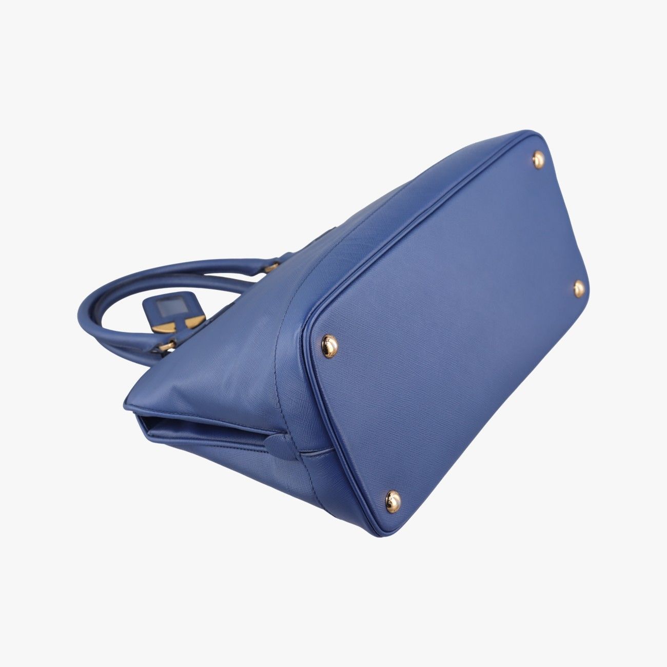 Prada Promenade Blue Saffiano Leather 239 Handbag — view 7