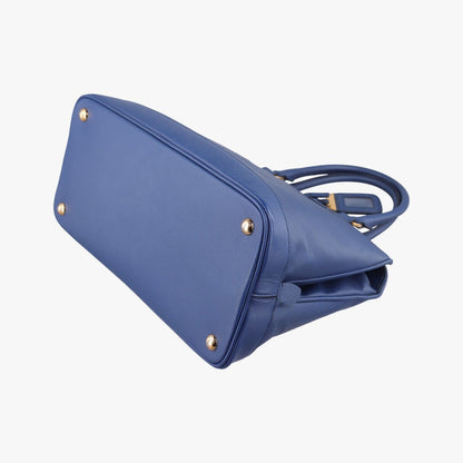 Prada Promenade Blue Saffiano Leather 239 Handbag — view 6