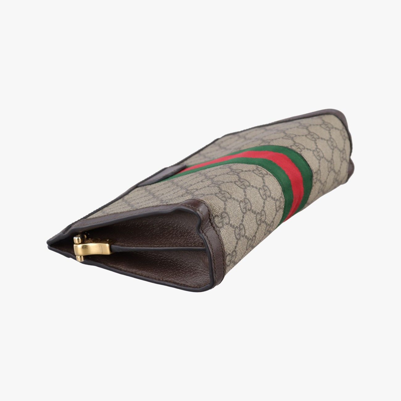 Gucci Ophidia Brown Red Green Canvas Leather Messenger Bag — view 7