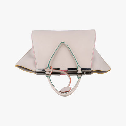 Fendi Beige Leather Messenger Bag — view 8