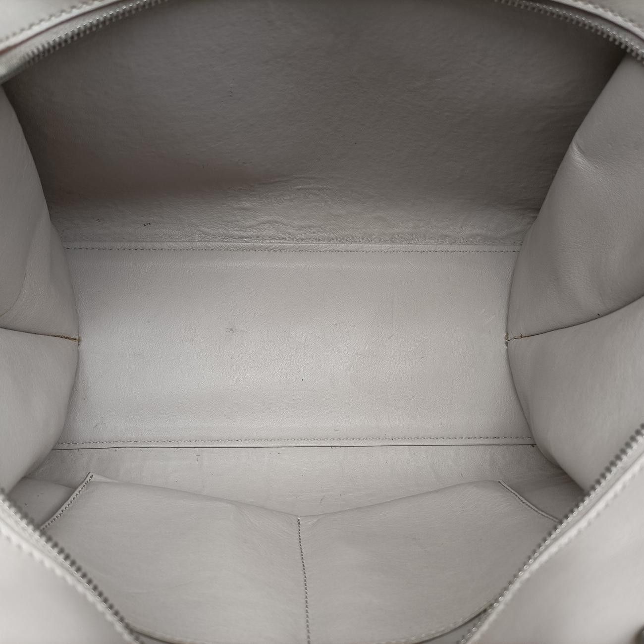 Fendi Beige Leather Messenger Bag — view 9