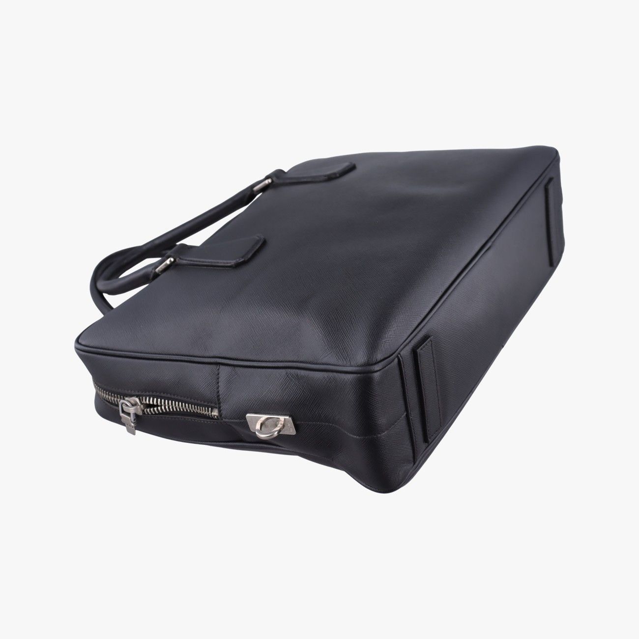 Prada Business Briefcase Black Saffiano Leather 38 — view 5