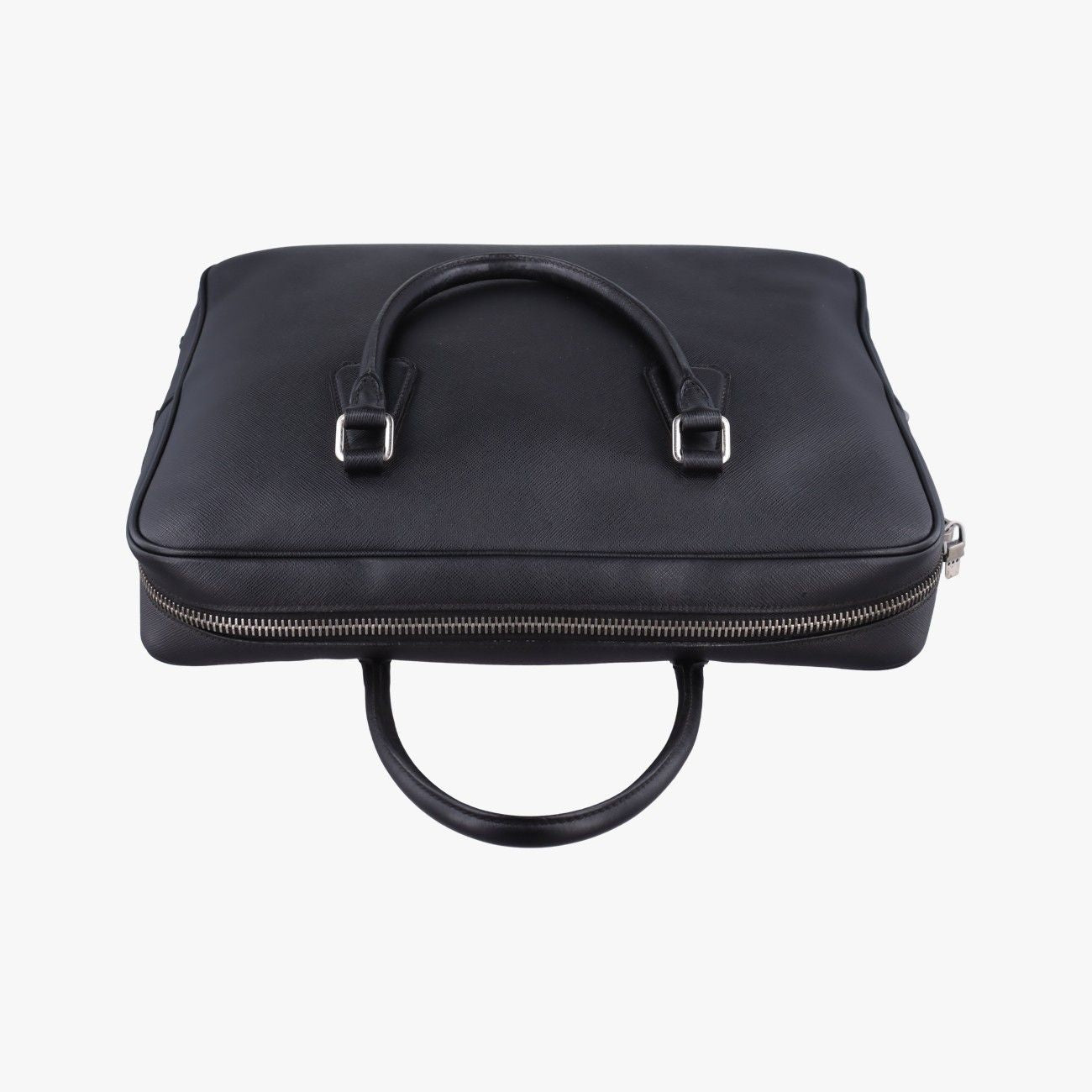 Prada Business Briefcase Black Saffiano Leather 38 — view 8