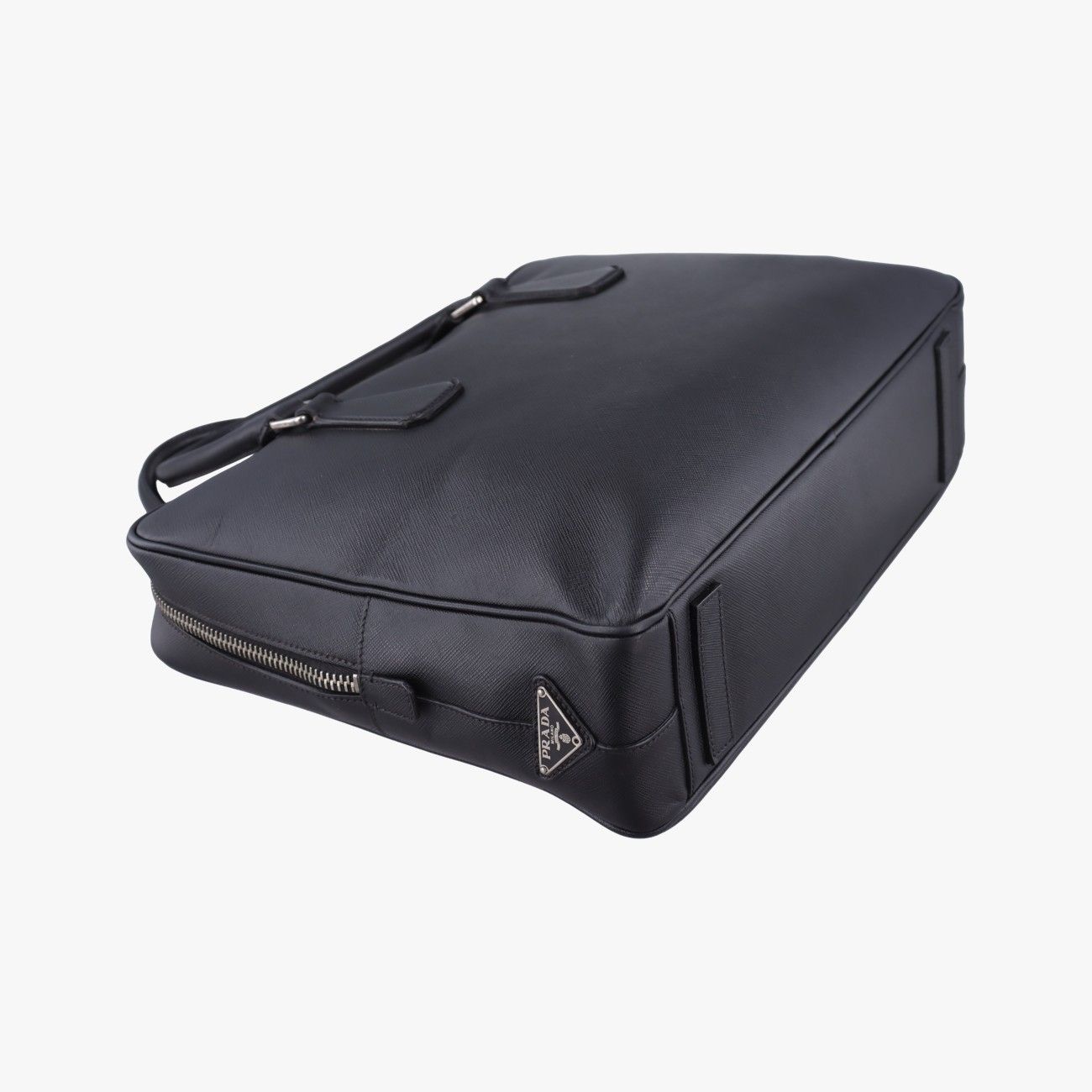 Prada Business Briefcase Black Saffiano Leather 38 — view 7