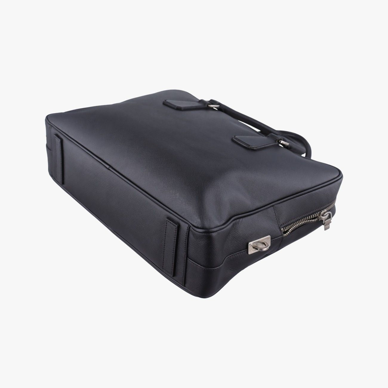 Prada Business Briefcase Black Saffiano Leather 38 — view 6