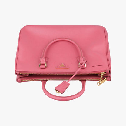 Prada Galleria Pink Saffiano Leather 58 Handbag — view 8