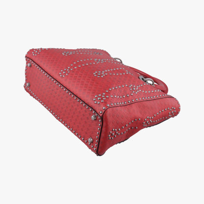Dior Red Leather Handbag — view 6