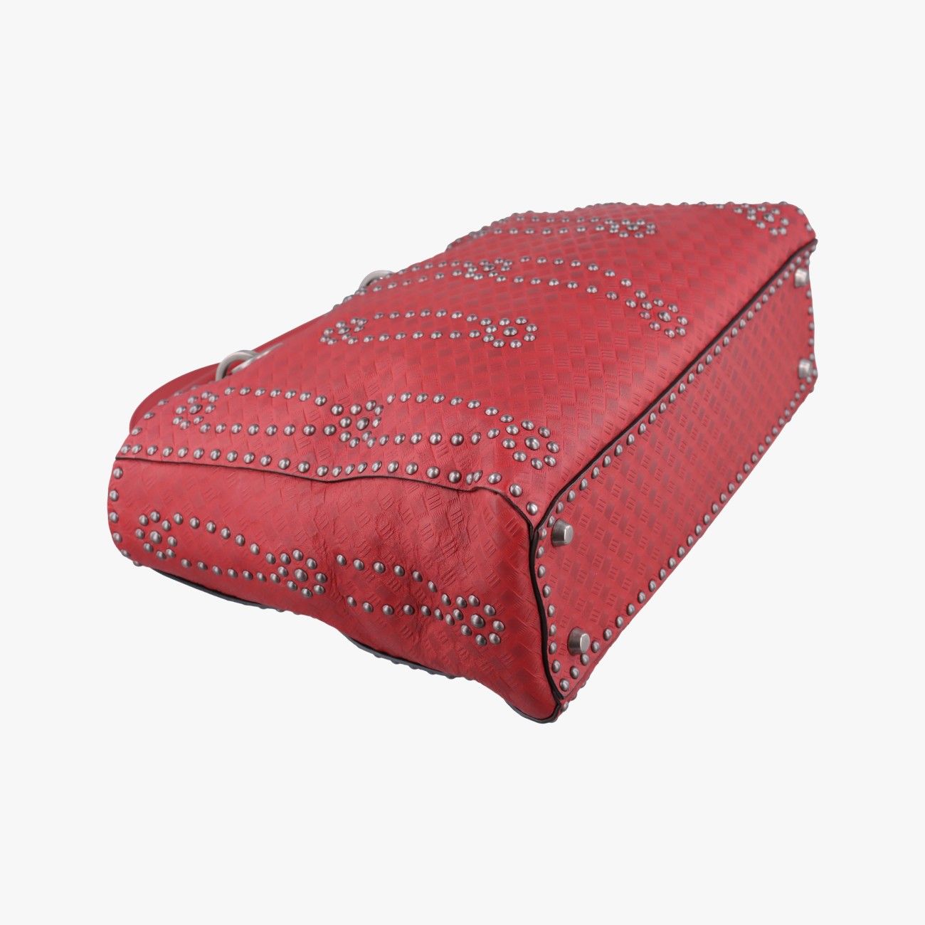 Dior Red Leather Handbag — view 7