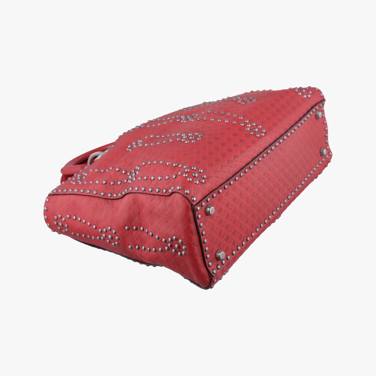 Dior Red Leather Handbag — view 5