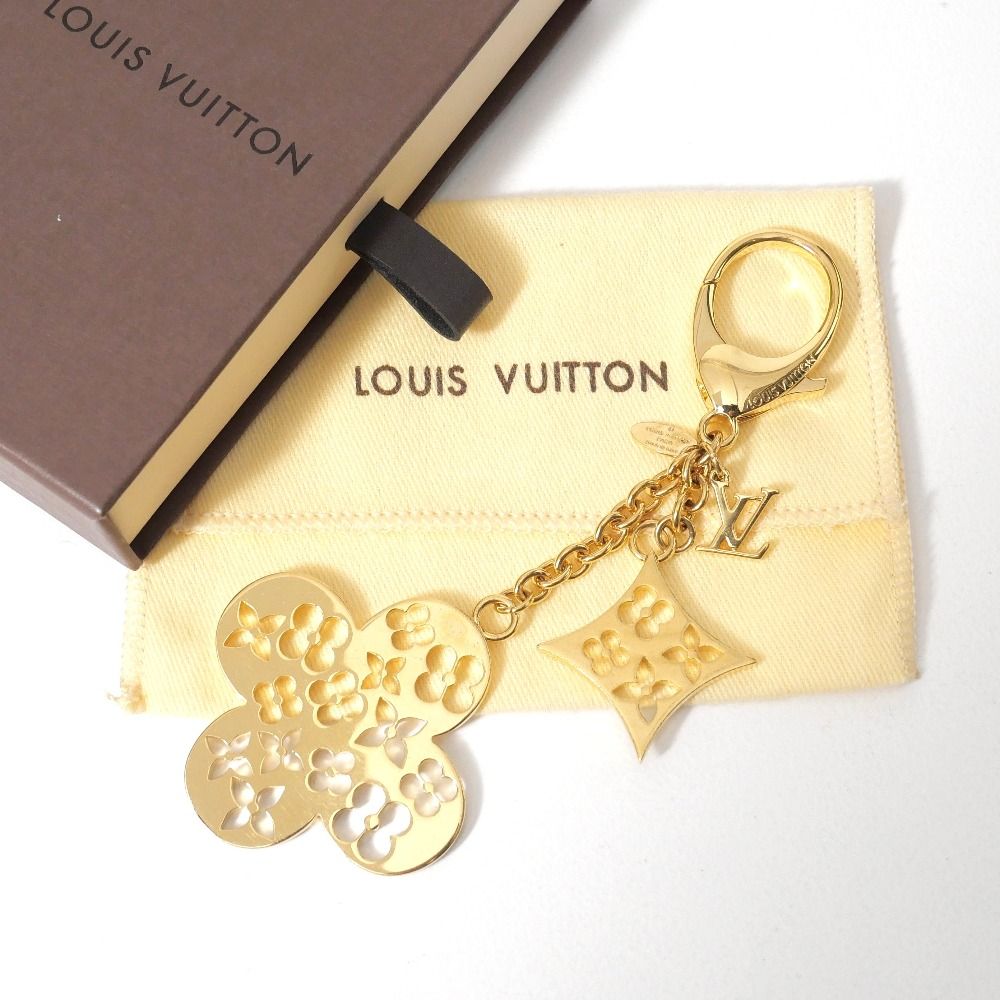 Louis Vuitton Charm Monogram LV Logo Keychain