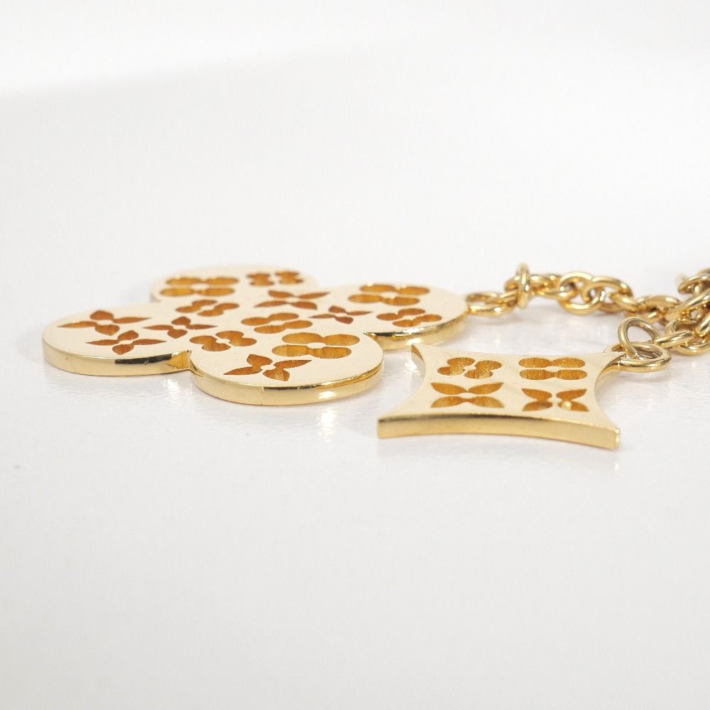 Louis Vuitton Charm Monogram LV Logo Keychain — view 7