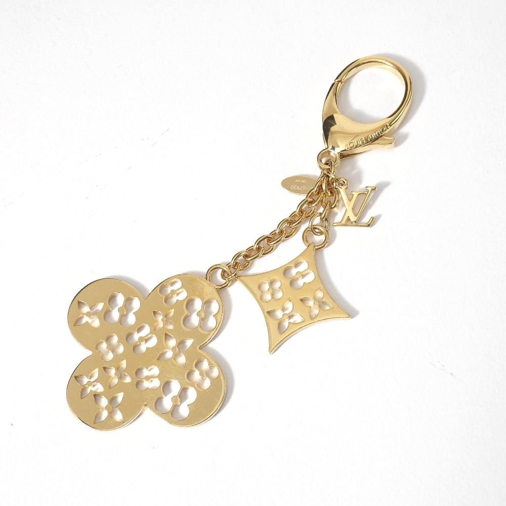 Louis Vuitton Charm Monogram LV Logo Keychain — view 2