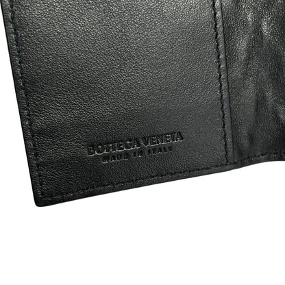 Bottega Veneta Card Case Maxi Intrecciato Black Leather — view 4