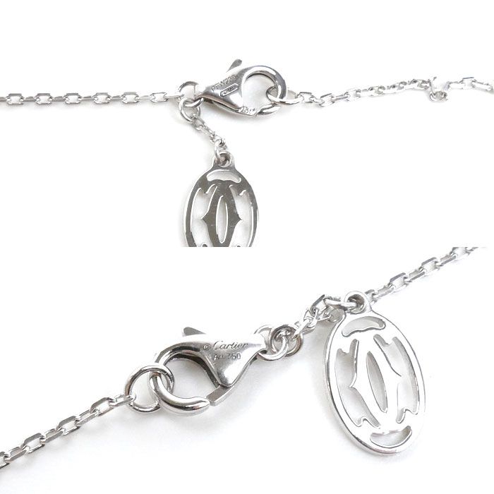 Cartier 18k White Gold Necklace 38 42 46 cm — view 3