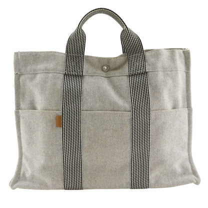 Hermes New Fourre Tout MM Tote Canvas Gray Handbag