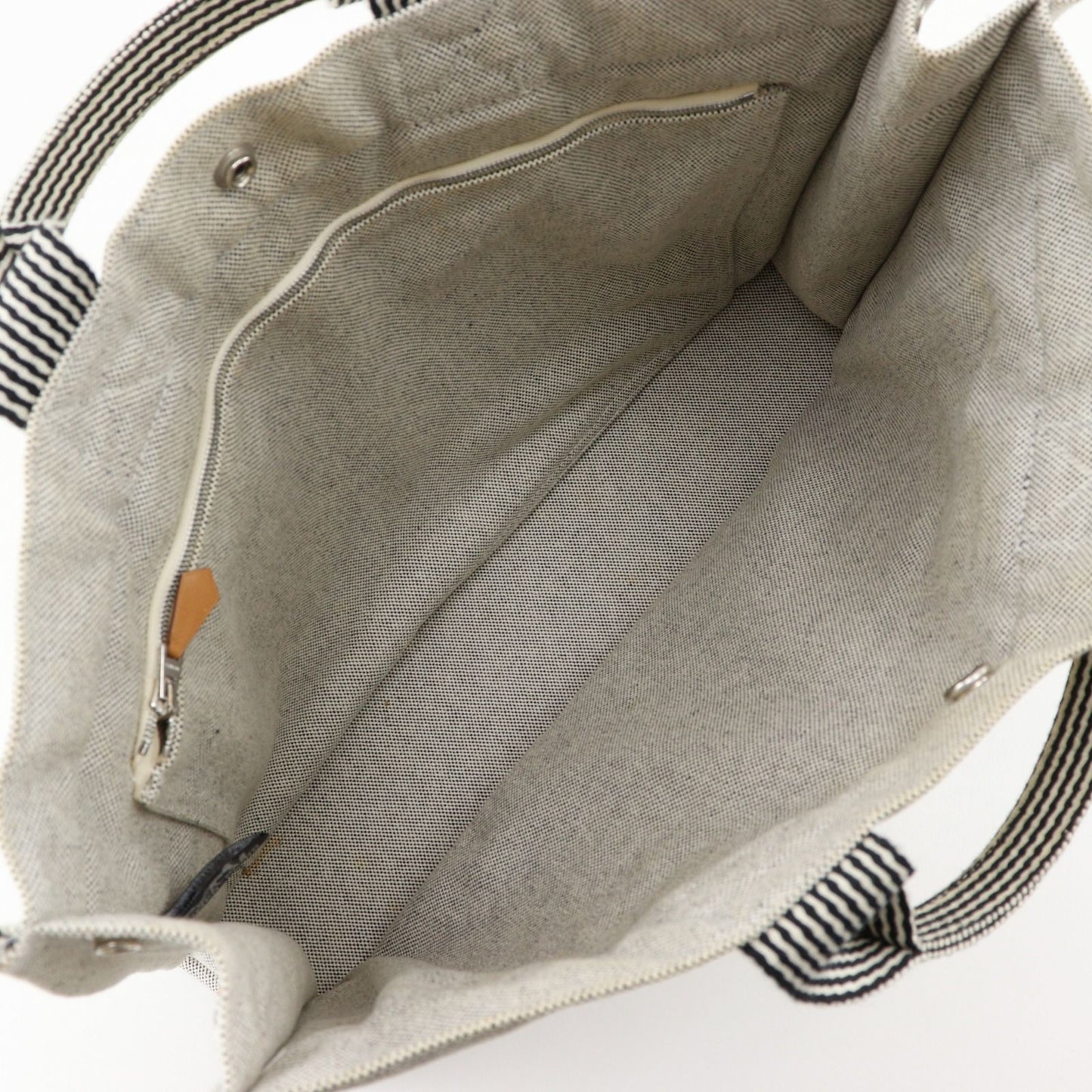 Hermes New Fourre Tout MM Tote Canvas Gray Handbag — view 6