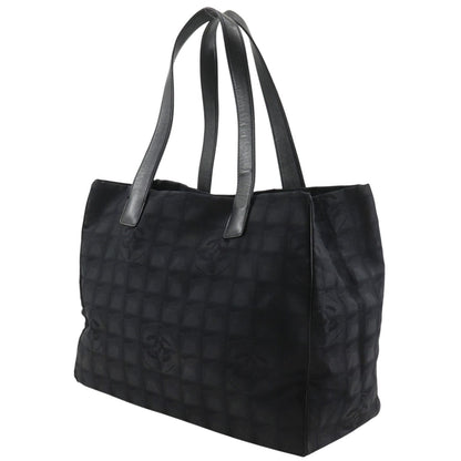 Chanel New Travel Line Tote MM Nylon Canvas Black — view 2