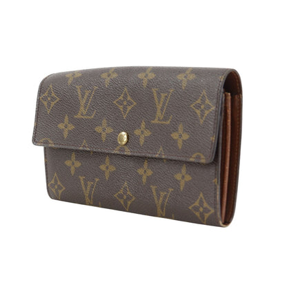 Louis Vuitton Pochette Porte Monet Cles Monogram Canvas Brown — view 2