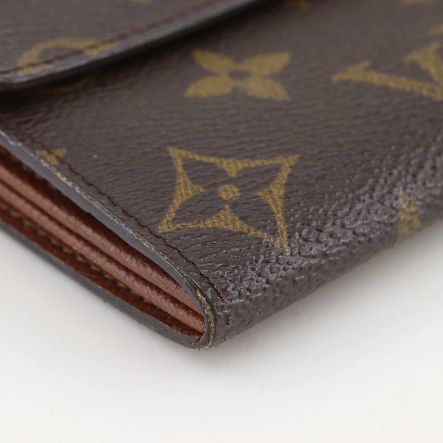 Louis Vuitton Pochette Porte Monet Cles Monogram Canvas Brown — view 4