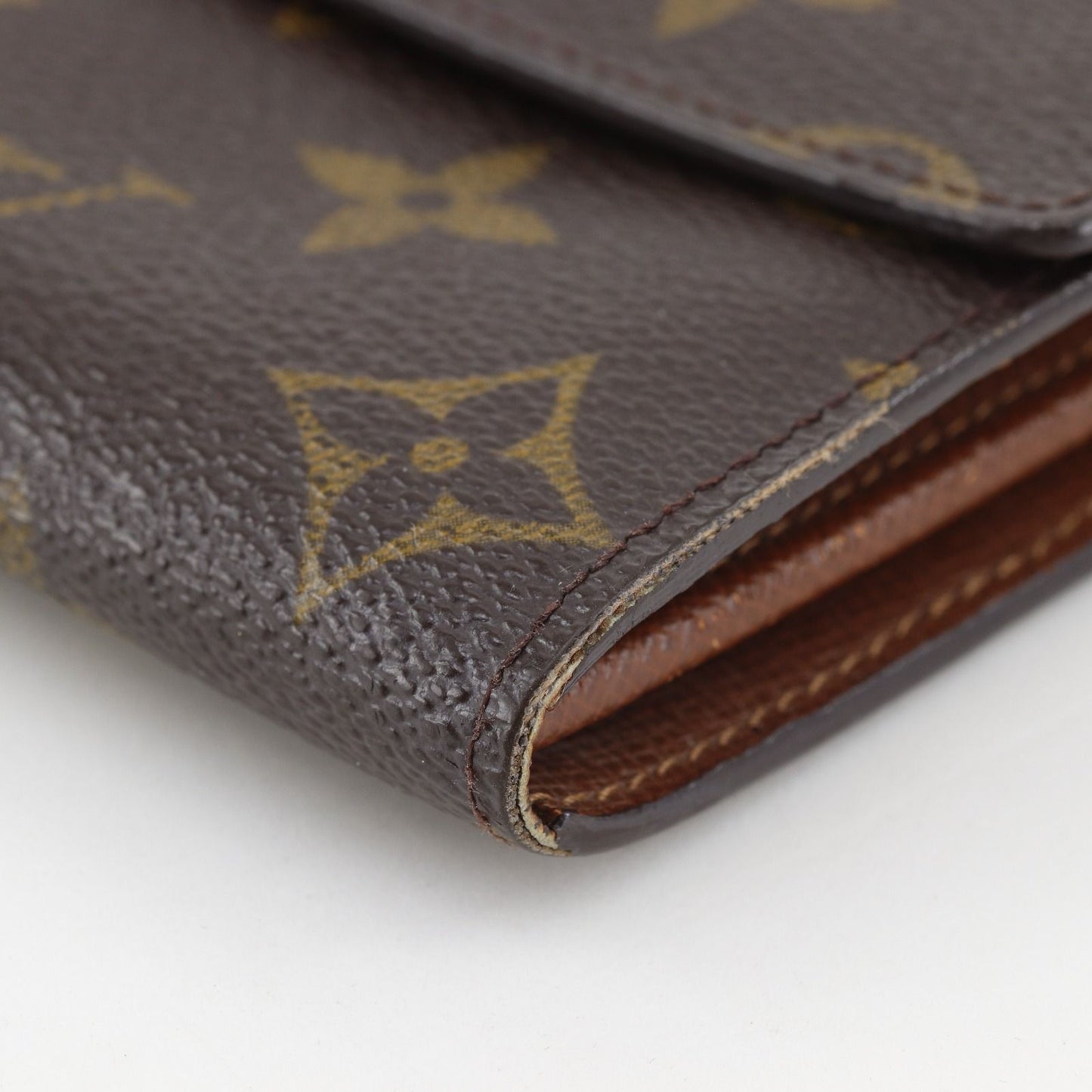 Louis Vuitton Pochette Porte Monet Cles Monogram Canvas Brown — view 5