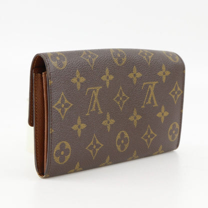 Louis Vuitton Pochette Porte Monet Cles Monogram Canvas Brown — view 3