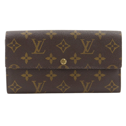 Louis Vuitton Pochette Porte Monet Cles Monogram Canvas Brown