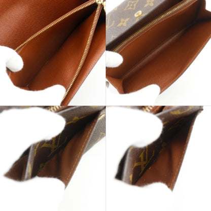 Louis Vuitton Pochette Porte Monet Cles Monogram Canvas Brown — view 7