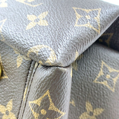 Louis Vuitton Monogram Pallas 2-Way Shoulder Leather Brown Handbag Gold — view 9