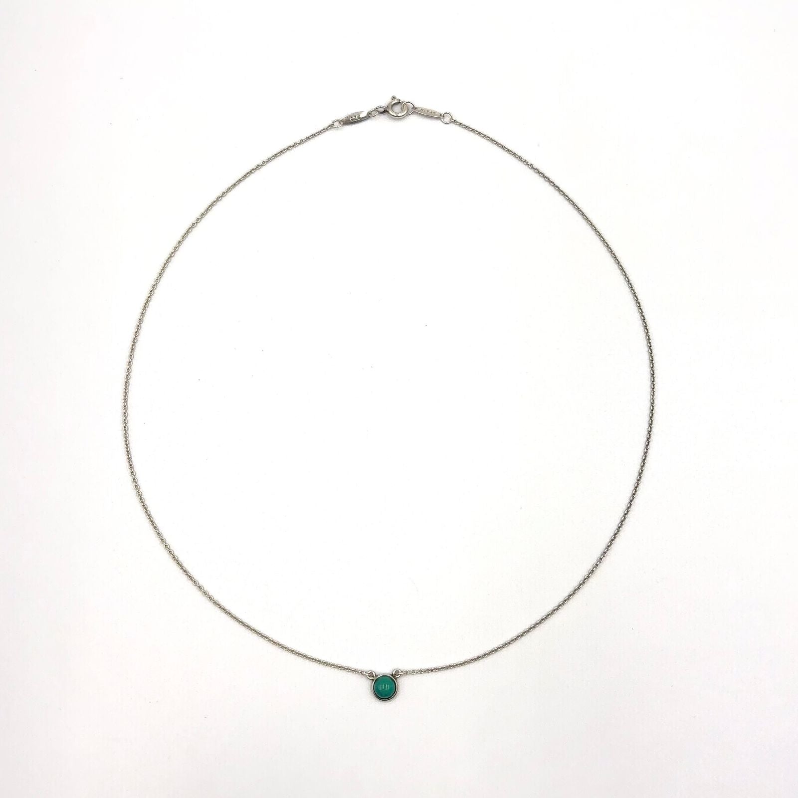 Tiffany & Co Color by the Yard Turquoise Silver Blue Necklace — view 3